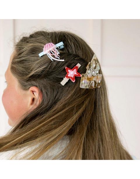 Seaside Jellyfish & Starfish Clip Set