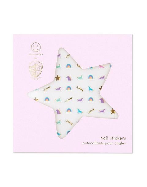 Magical Unicorns and Rainbows Nail Stickers