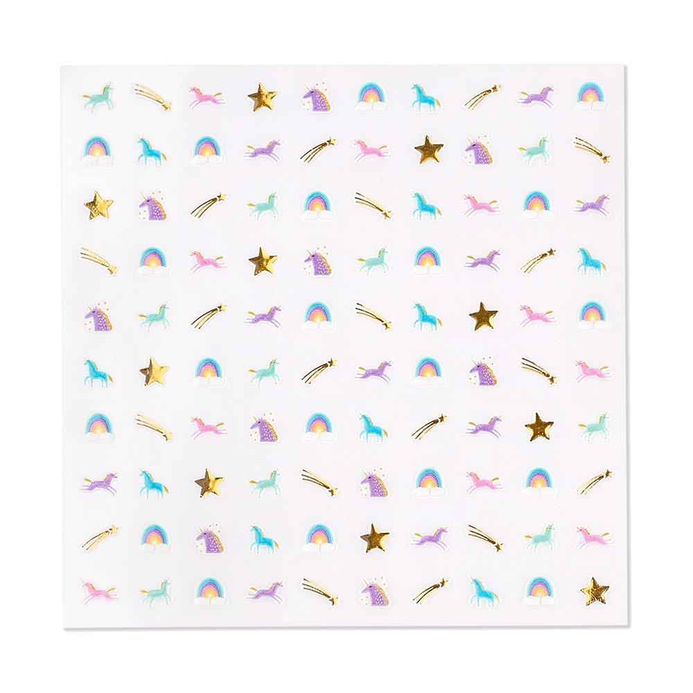 Magical Unicorns and Rainbows Nail Stickers image number 1
