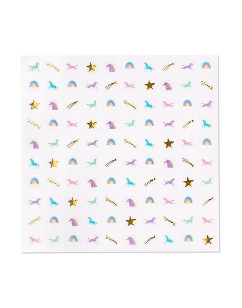 Magical Unicorns and Rainbows Nail Stickers