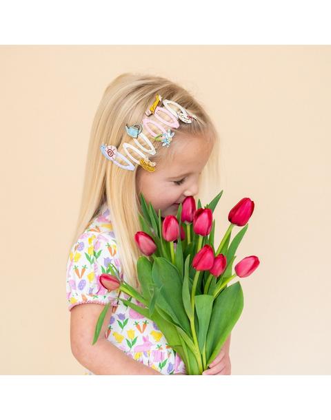 Silly Goose Garden Hair Clip Set