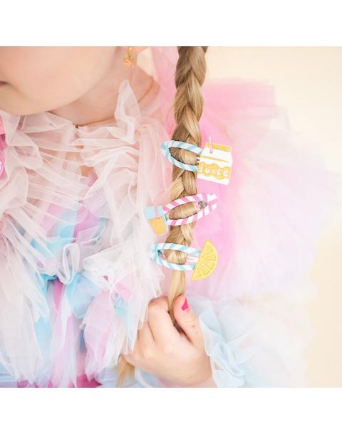 Orange Juice Hair Clip Set
