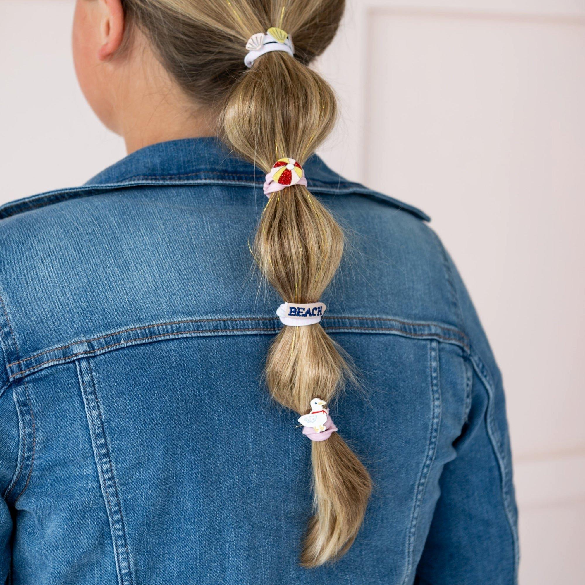 Seaside Embellished Hair Tie Set image number 1