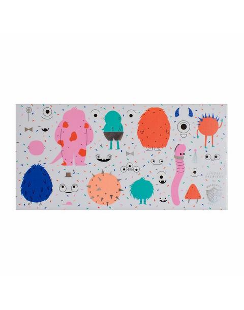 Little Monsters Build Your Own Monster Sticker Set