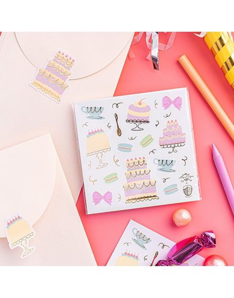 Let Them Eat Cake Sticker Set