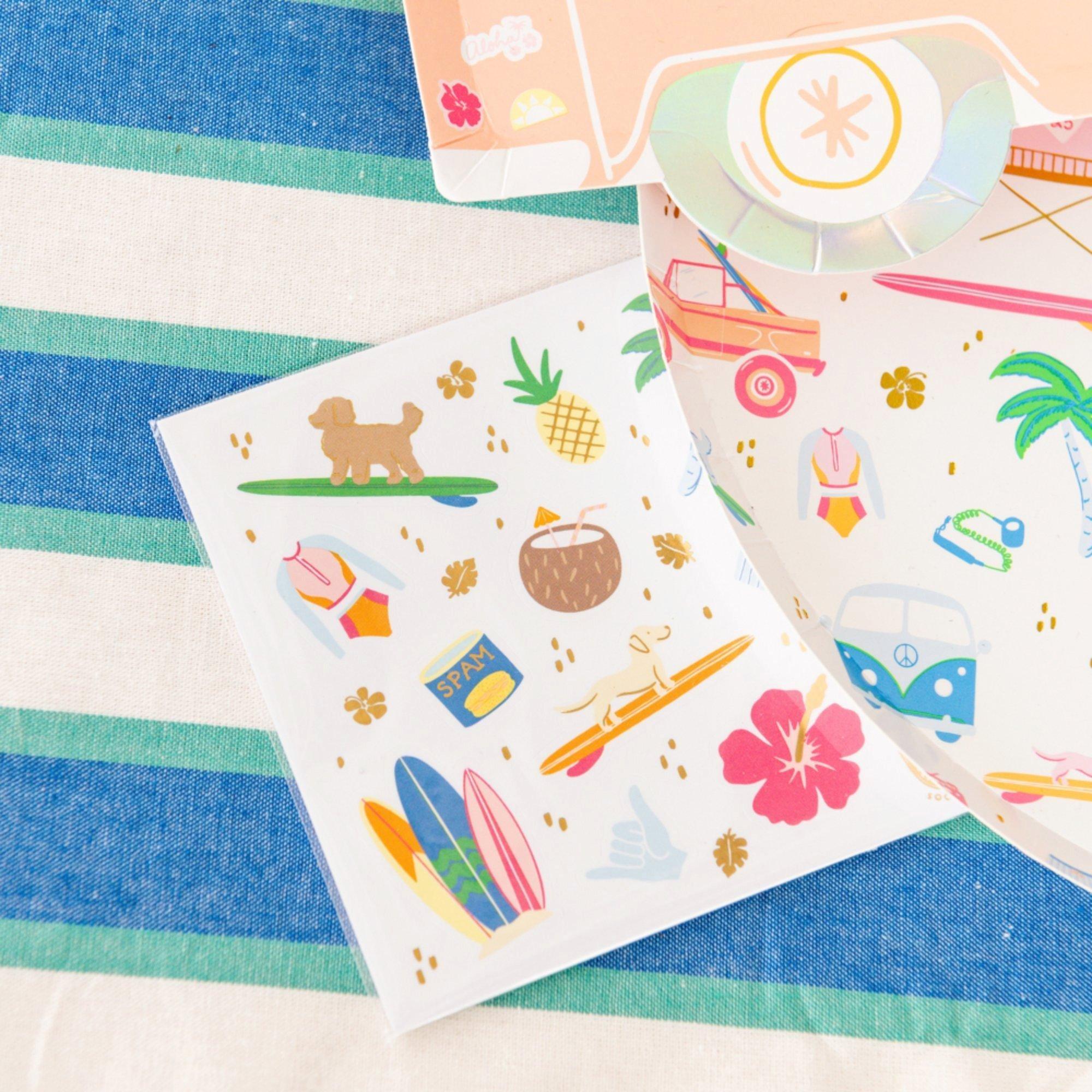 Surf's Up Sticker Set image number 1