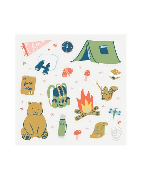 Camp Explorer Sticker Set