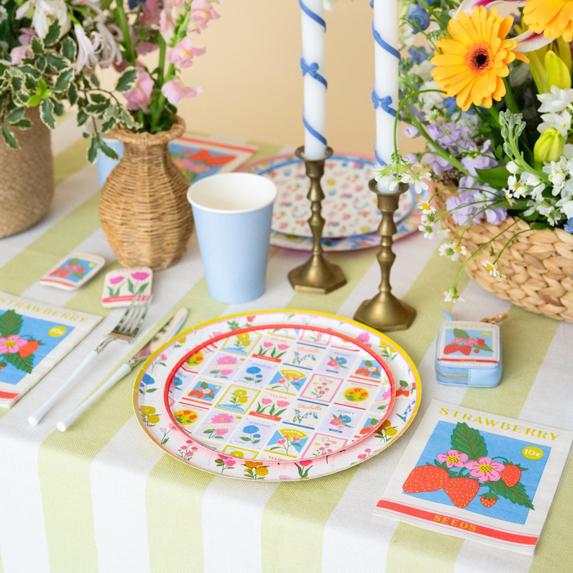 In Bloom Strawberry Seed Packet Bag Charm image number 1