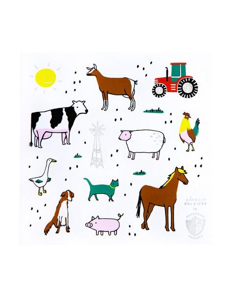 On the Farm Sticker Set