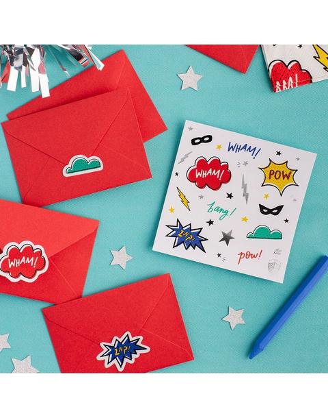 Superhero Sticker Set