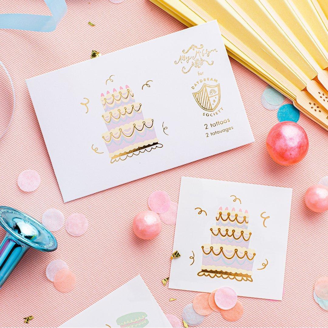 Let Them Eat Cake Temporary Tattoos image number 3