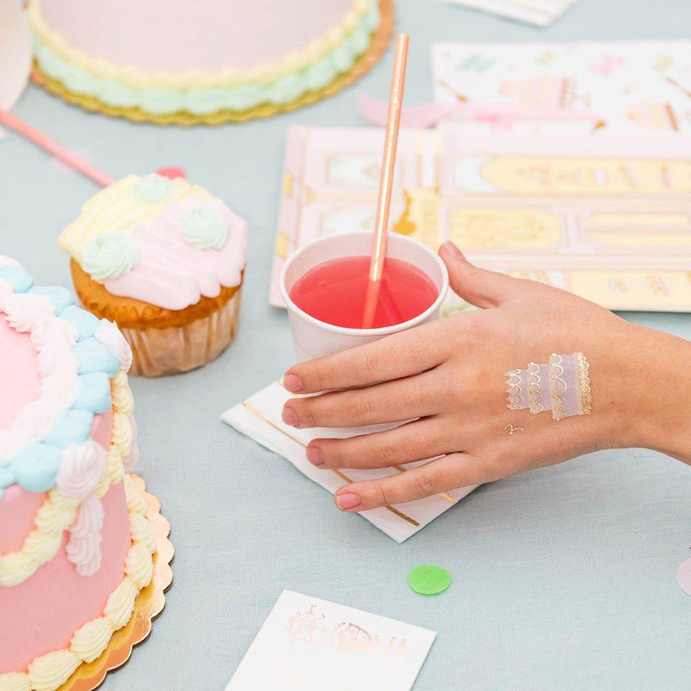 Let Them Eat Cake Temporary Tattoos image number 1