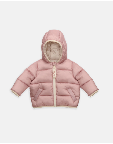 Compact Roll Me Puffer - Warm Pink