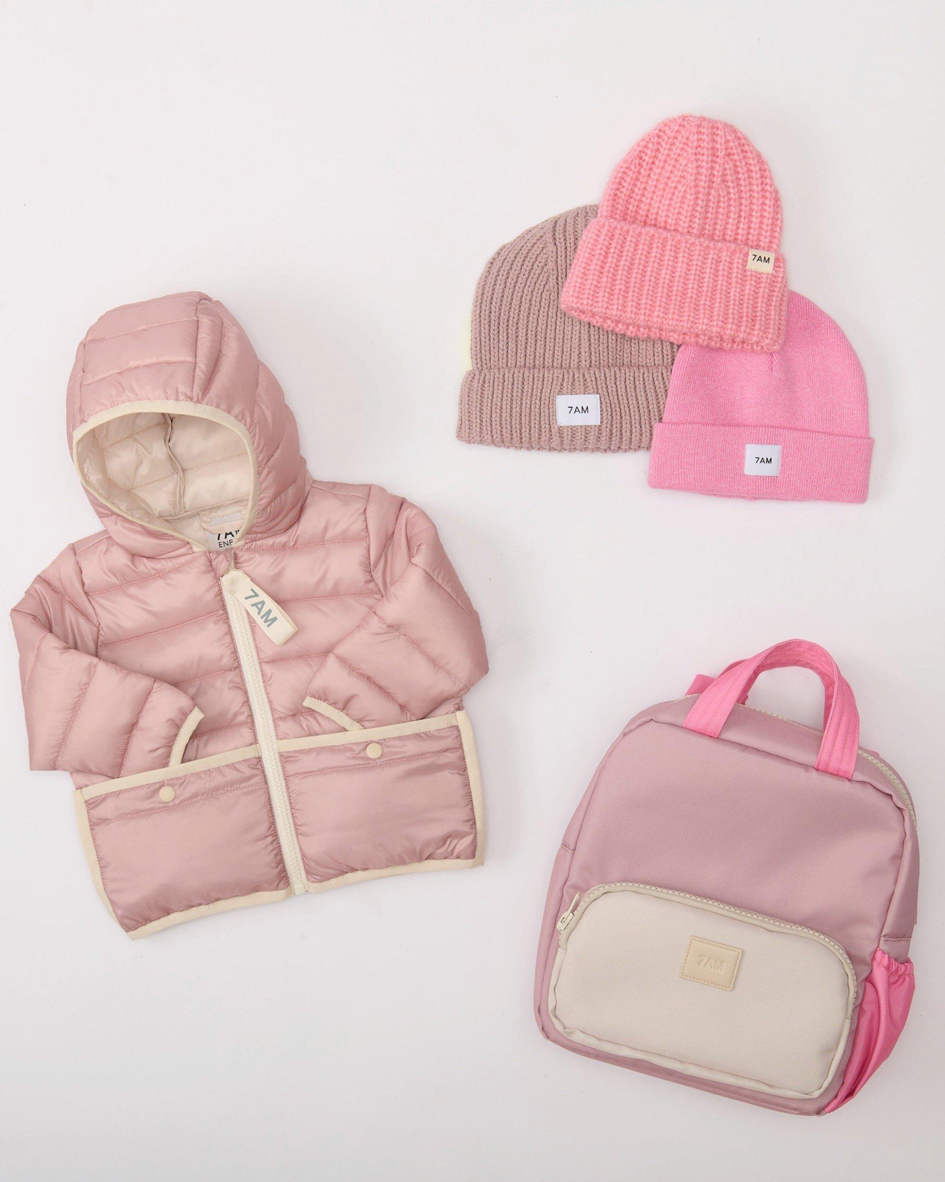 Compact Roll Me Puffer - Warm Pink