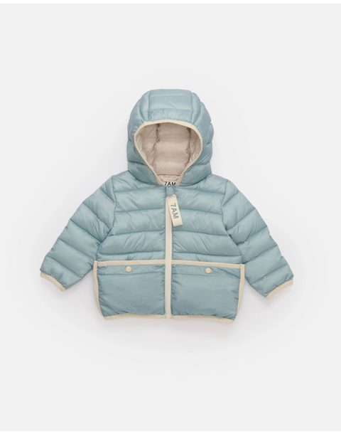 Compact Roll Me Puffer - Warm Blue