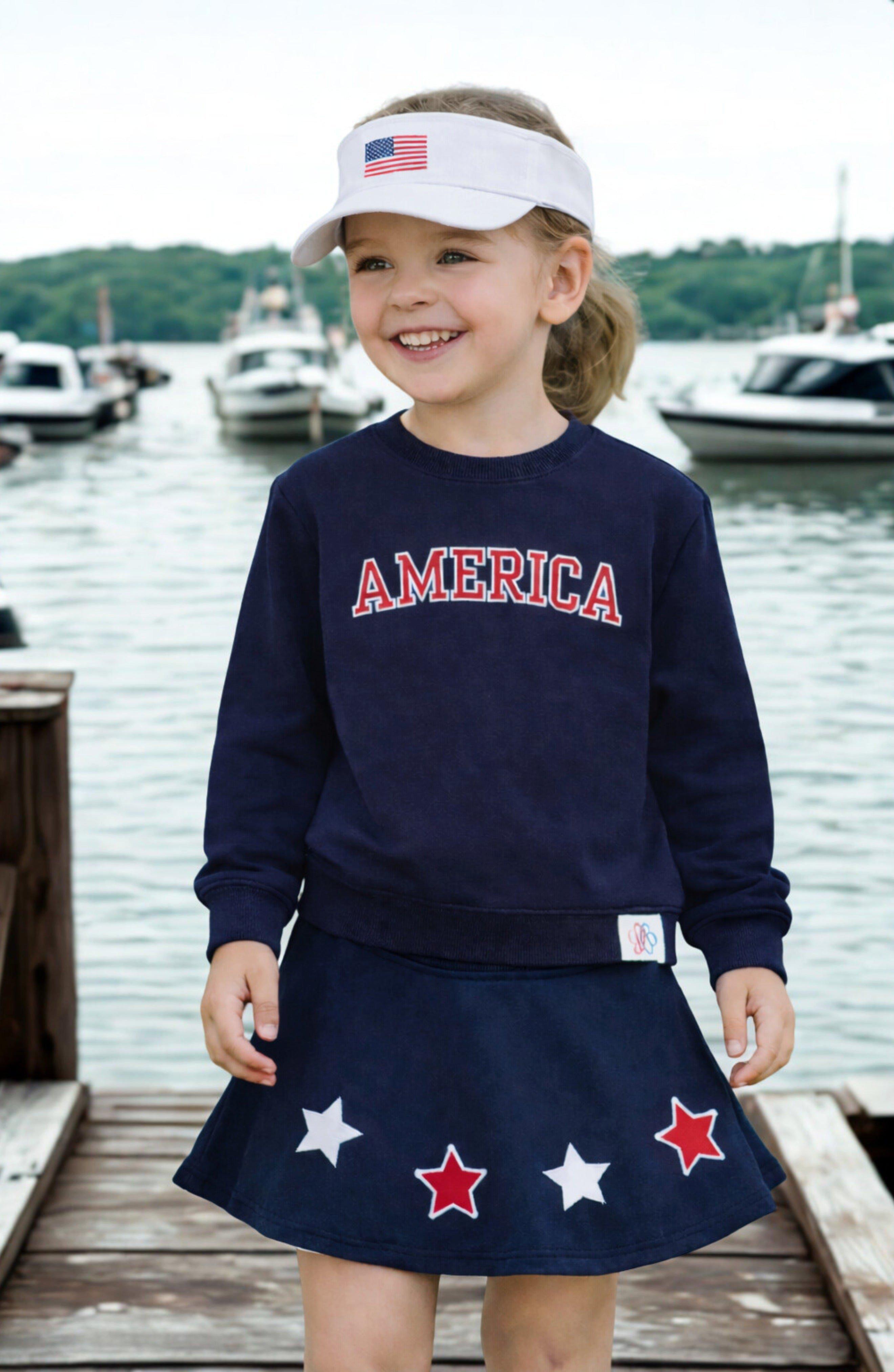 American Flag Bow Visor image number 1