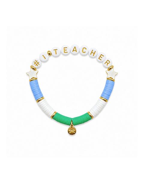 #1 Teacher Women's Bracelet