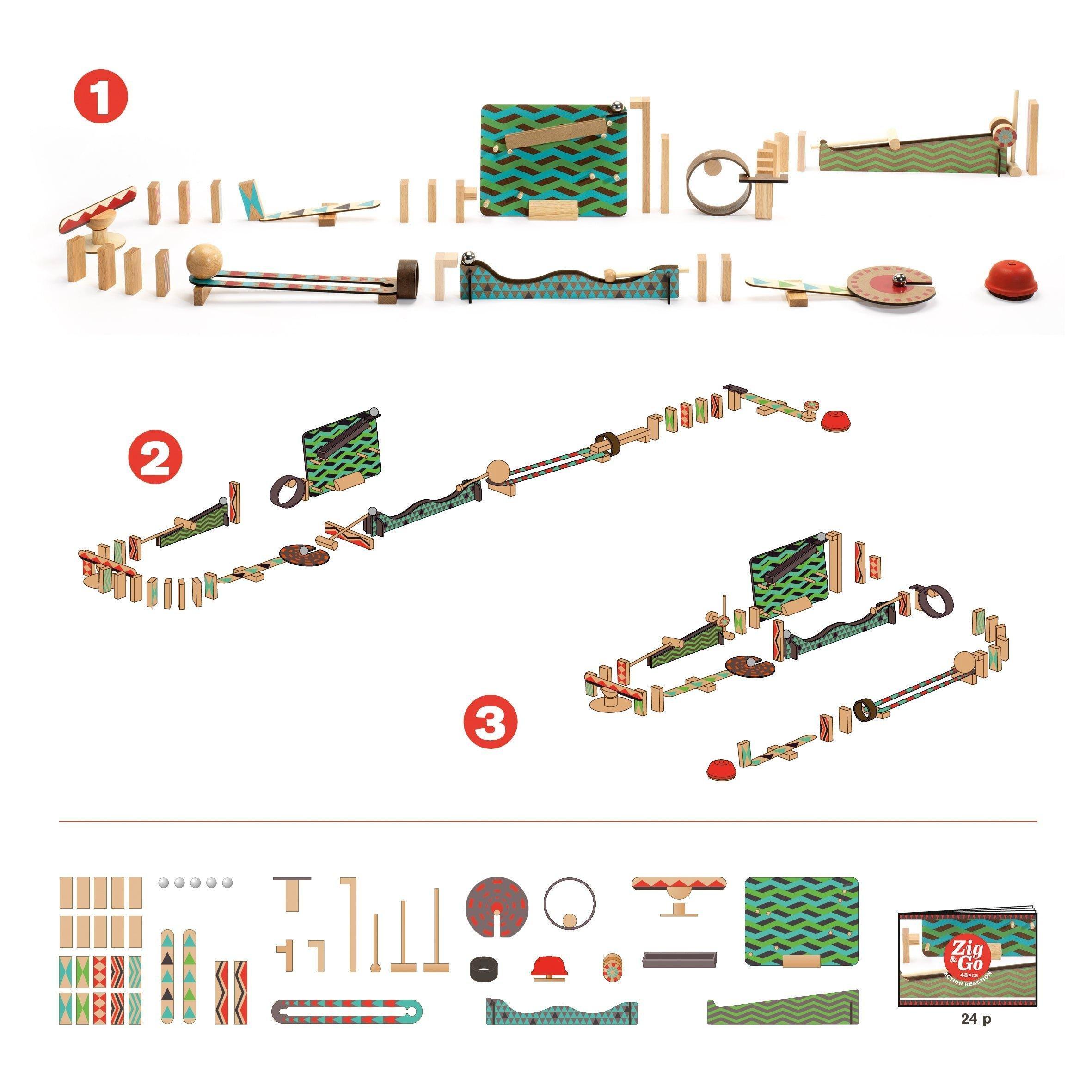 Zig & Go Big Boum Wall - 48 pcs image number 2