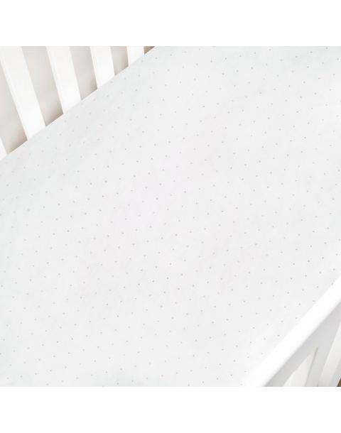 Classic Polka Dots Crib Sheet - Pink