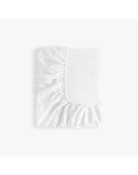 Classic Polka Dots Crib Sheet - Pink