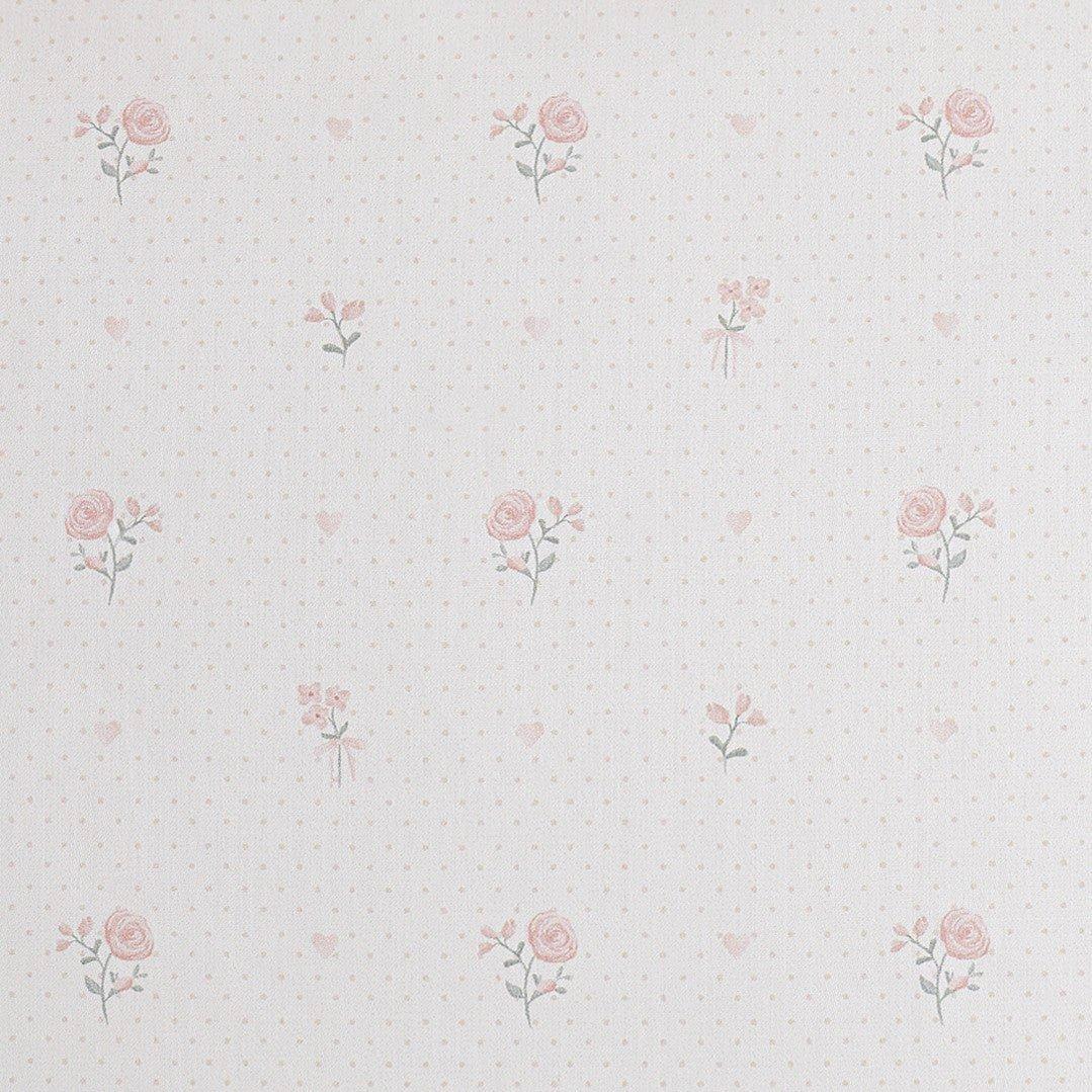 Ditsy Floral Crib Sheet - Pink image number 3