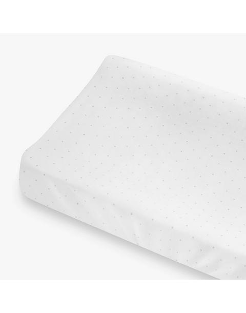 Classic Polka Dots Changing Pad Cover - Blue