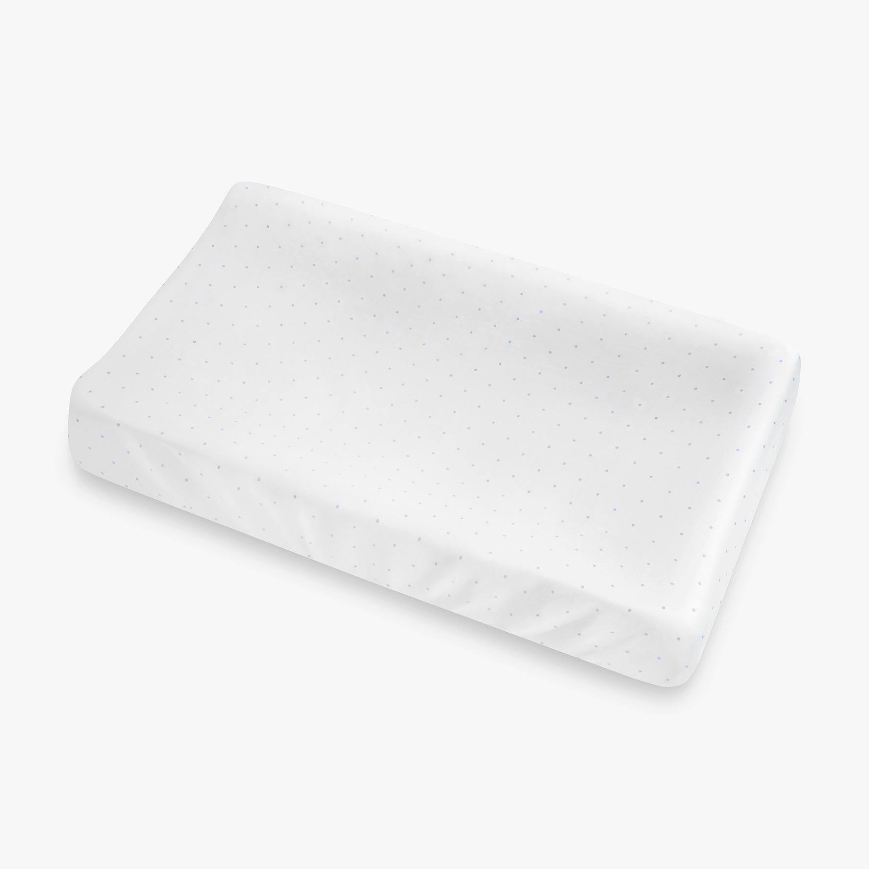 Classic Polka Dots Changing Pad Cover - Blue image number 1