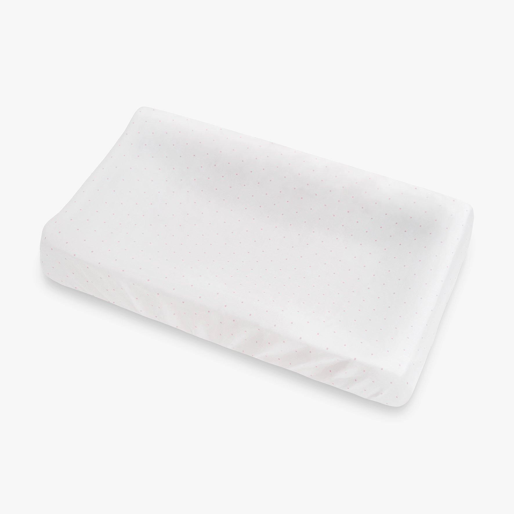 Classic Polka Dots Changing Pad Cover - Pink image number 1