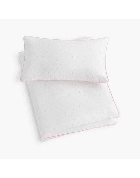 Classic Polka Dots Toddler Duvet Set - Pink