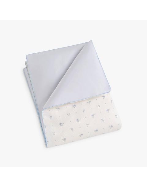 Ditsy Floral Baby Duvet Set - Blue