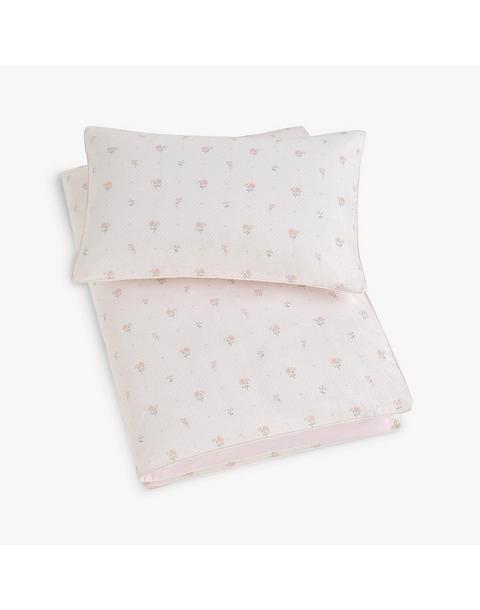 Ditsy Floral Toddler Duvet Set - Pink