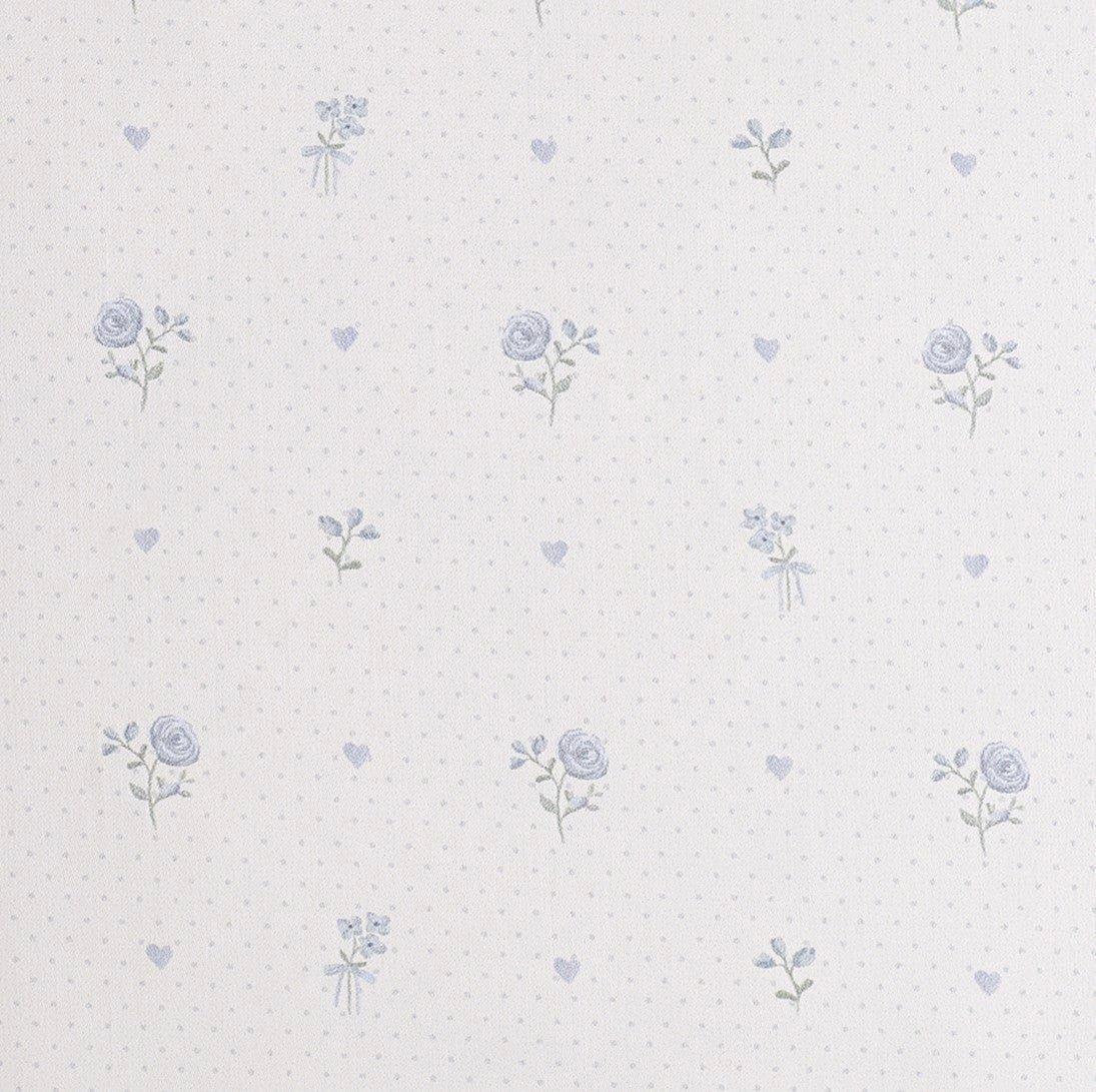 Ditsy Floral Toddler Duvet Set - Blue image number 4