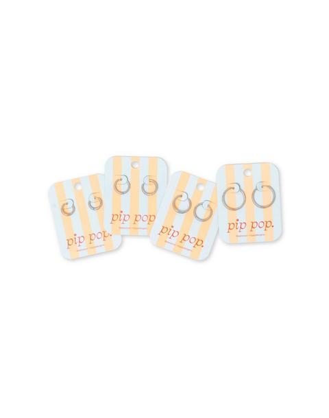 Endless Thin Hoop Set of 4