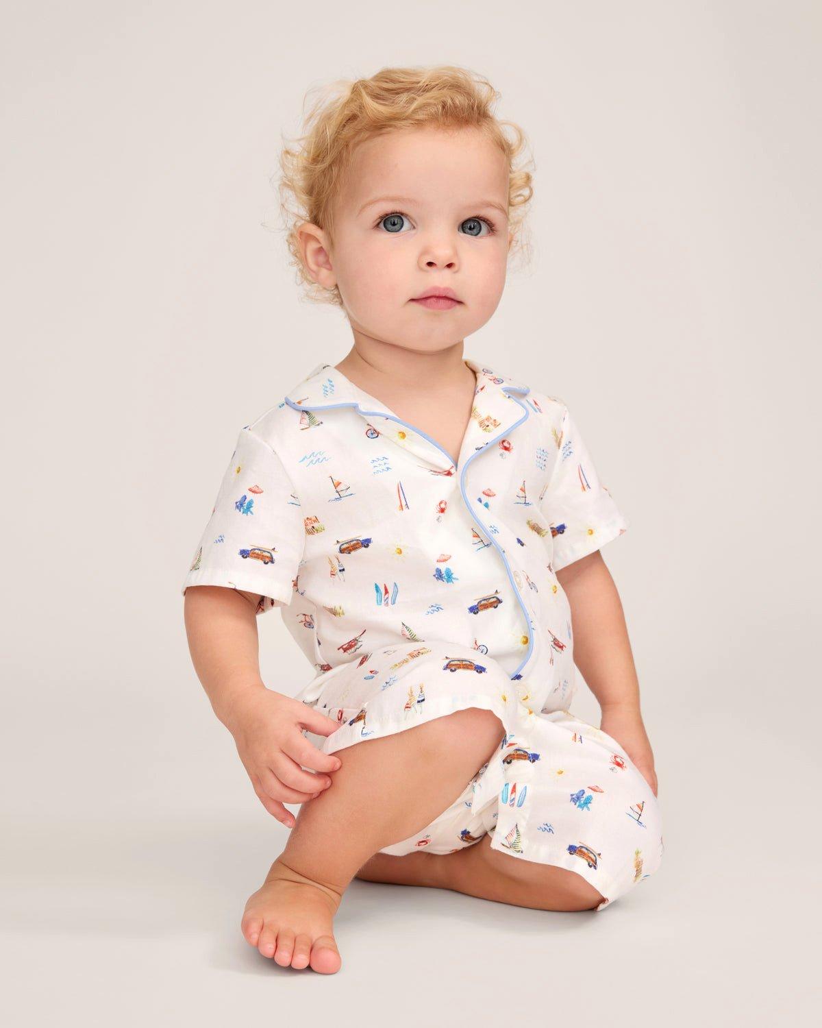 Baby's Twill Summer Romper in Summer Nostalgia image number 2
