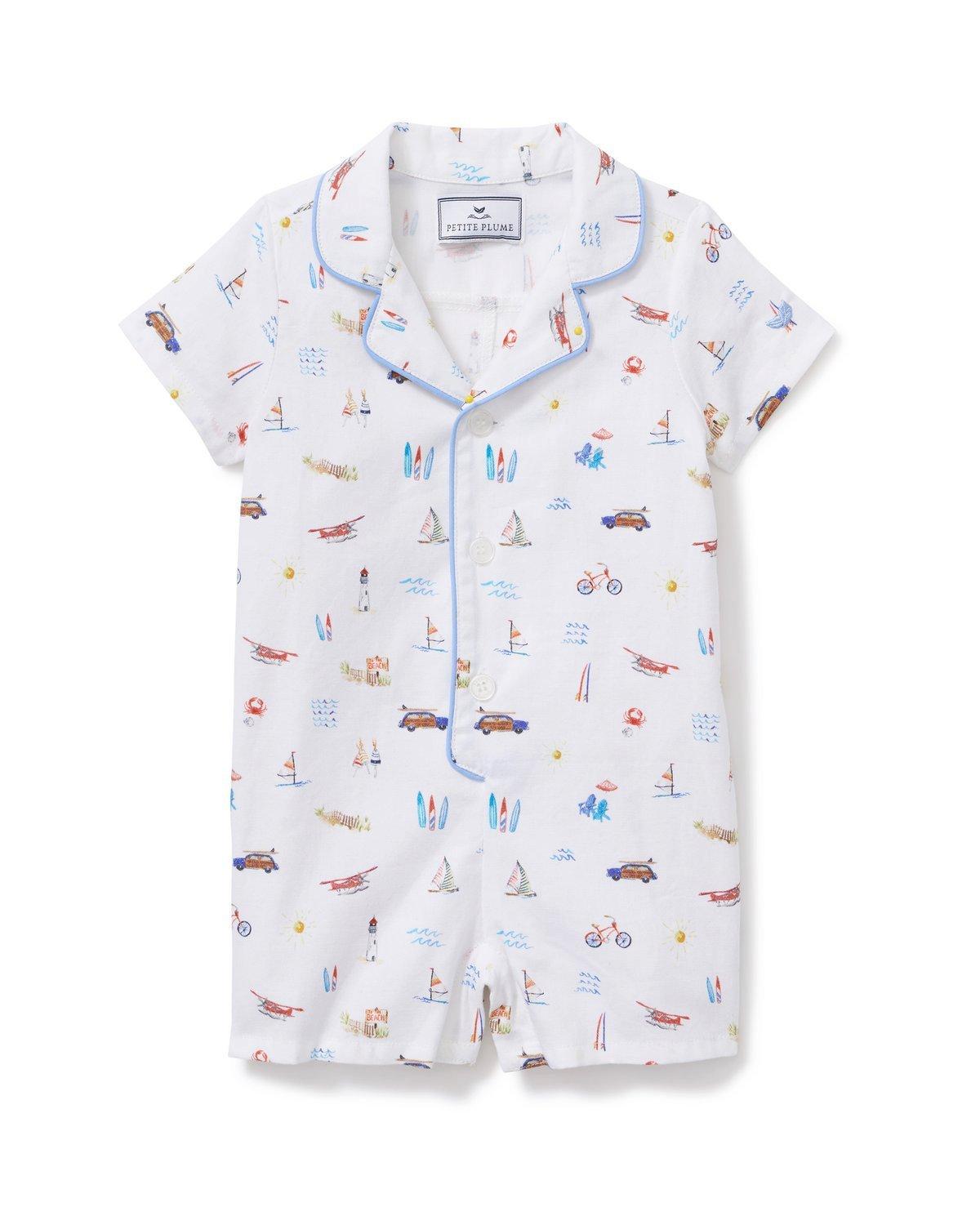 Baby's Twill Summer Romper in Summer Nostalgia image number 4