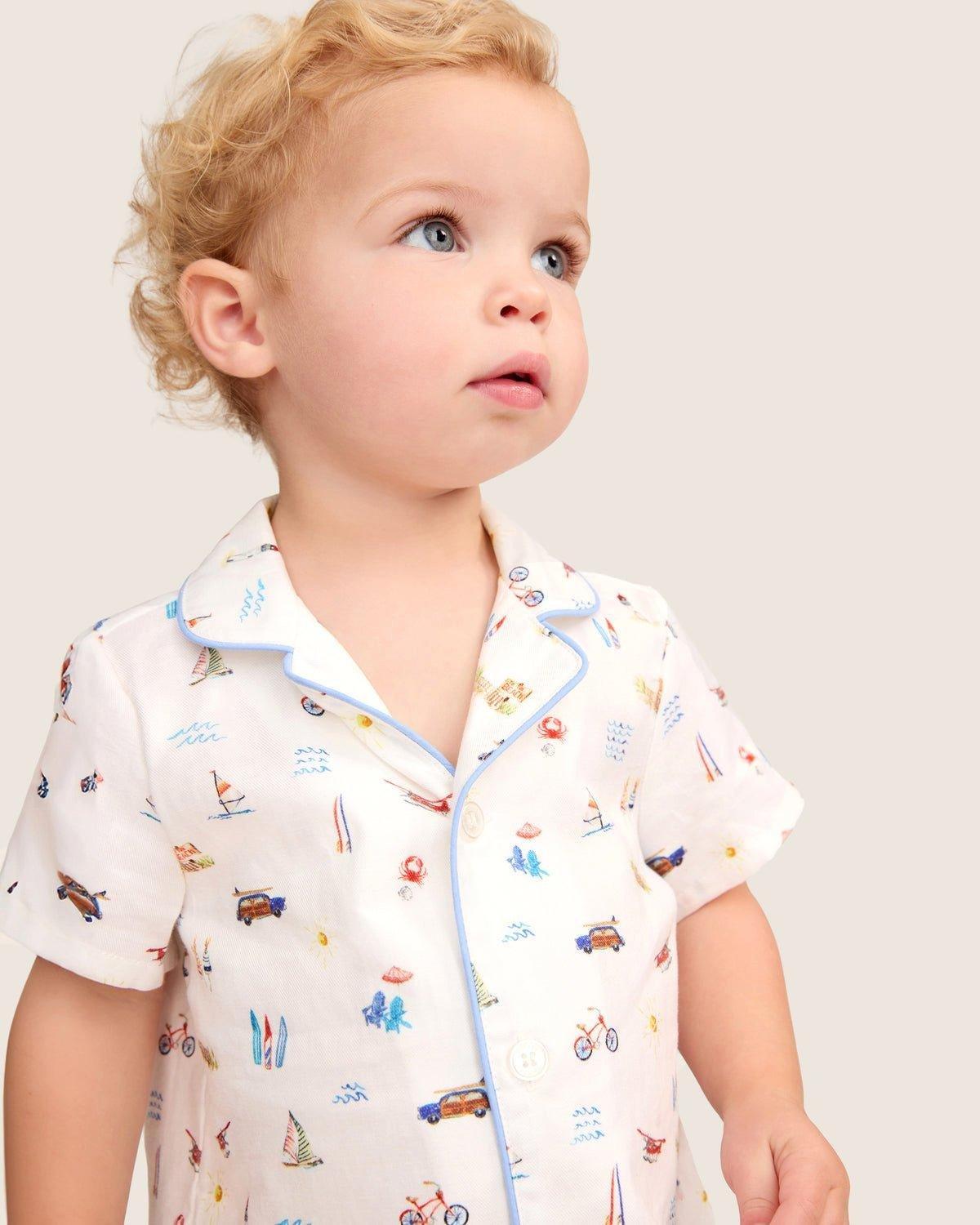Baby's Twill Summer Romper in Summer Nostalgia image number 1