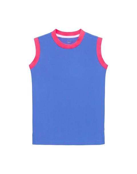 Girls Muscle Tank - Sky Blue
