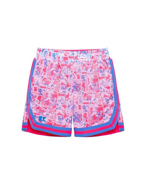 Boys Retro Basketball Short - Drippy Print