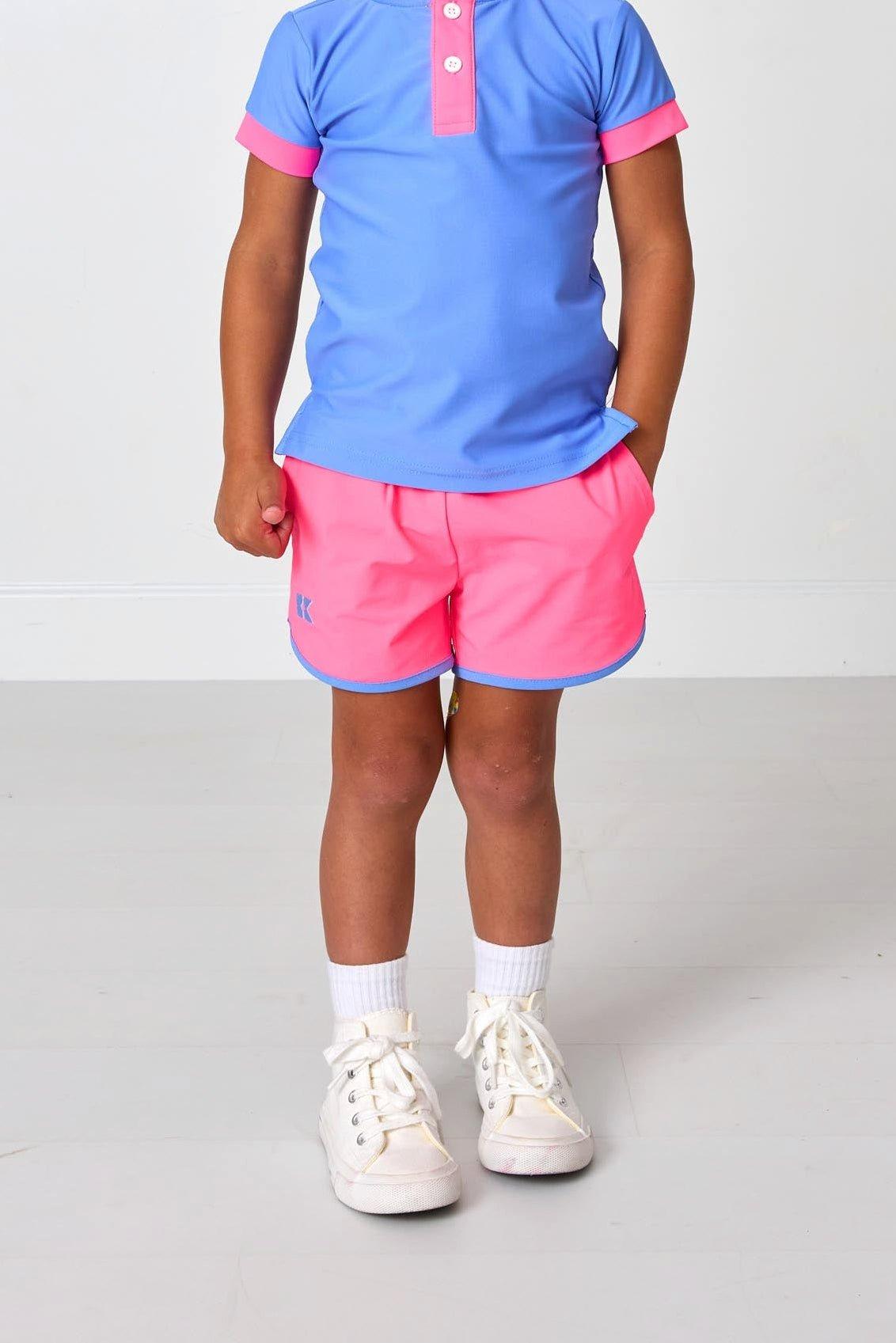 Boys Retro Super Short - Neon Pink image number 1