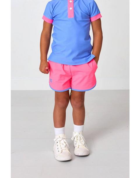 Boys Retro Super Short - Neon Pink