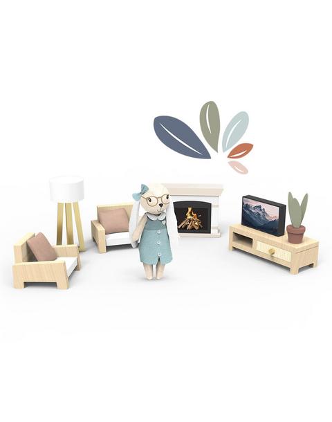 Doll House Living room set incl. 1 character