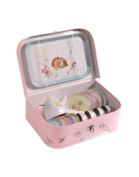 Suitcase - Tea Party Metal Set The Rosalies
