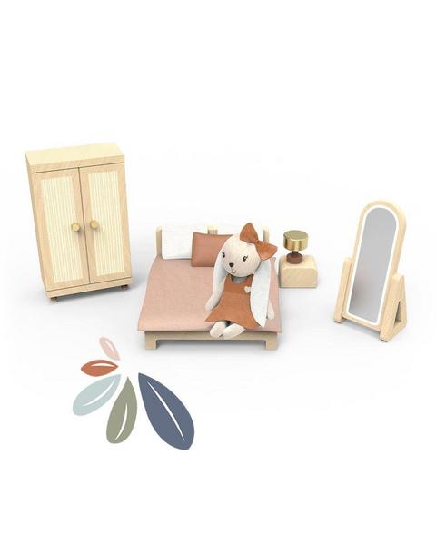Doll House Bedroom set incl. 1 character