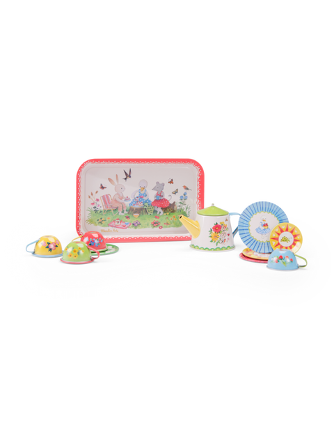 Metal tea set - The Big Family