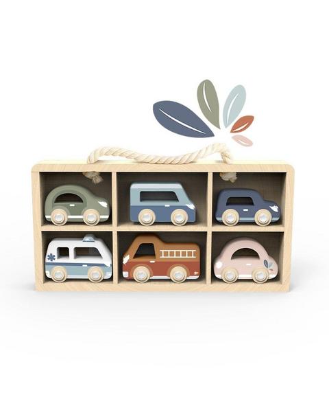 Car Display case w/ 6 vehicles