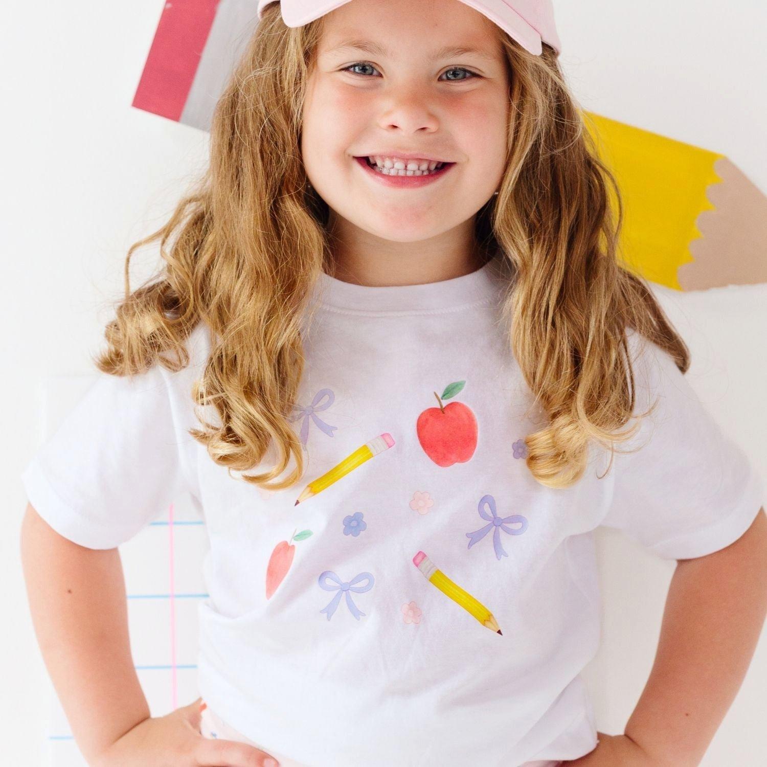 Ditsy Floral Back To School Short Sleeve T-Shirt image number 2