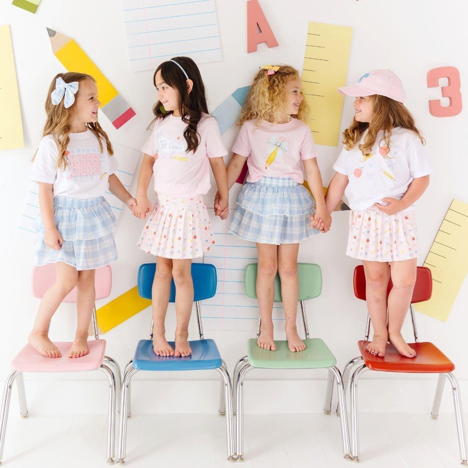 Ditsy Floral Back To School Short Sleeve T-Shirt image number 4