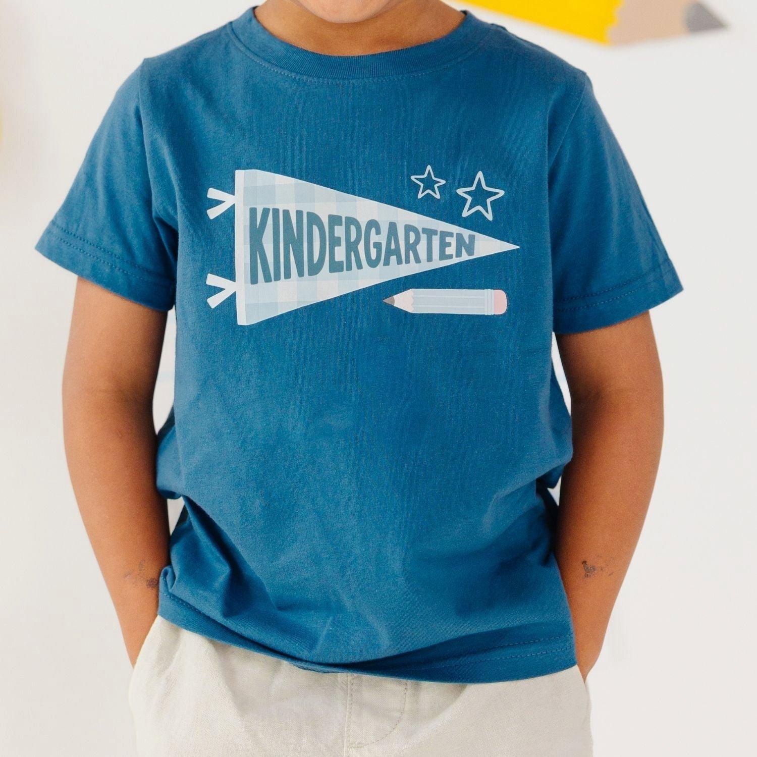 Kindergarten Pennant Short Sleeve T-Shirt image number 2