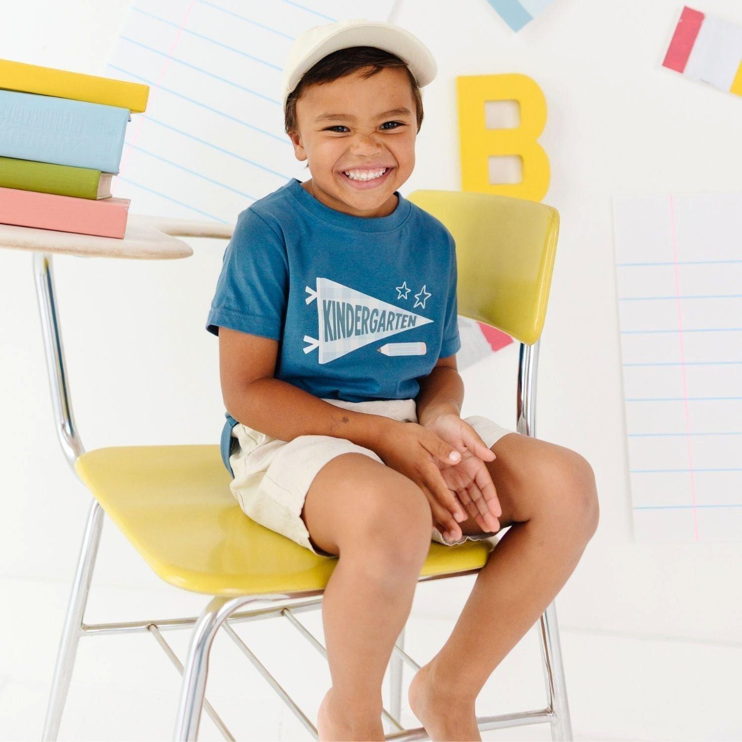 Kindergarten Pennant Short Sleeve T-Shirt image number 3