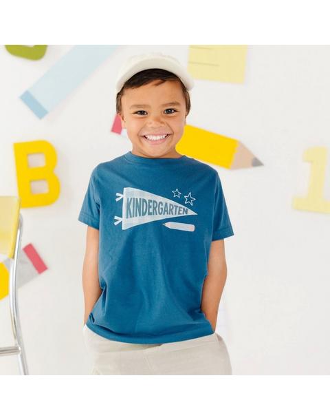 Kindergarten Pennant Short Sleeve T-Shirt